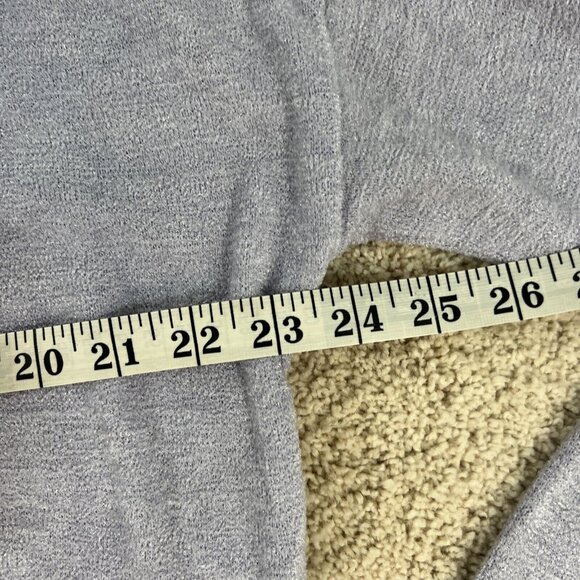 THREE DOTS Pajama Set Womans M Purple Gray Black knit Velour Lounge Stretch NWT - Picture 10 of 16